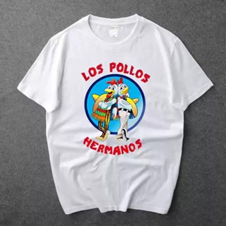 【hot tshirts】เสื้อยืด Los Pollos Hermanos  จากซีรีย์ดัง Breaking Bad และ Better Call Sual2022