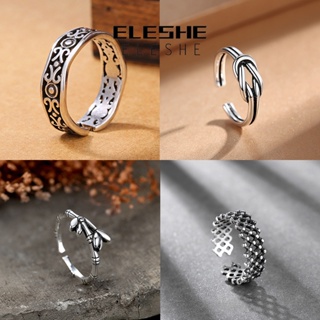 Eleshe Jewelry แหวนเงิน 925 สไตล์วินเทจ สําหรับผู้หญิง M044