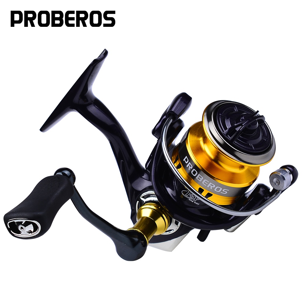Proberos รอกหมุนตกปลา น้ําหนักเบา 7+1BB 5.2:1 ความเร็วสูง