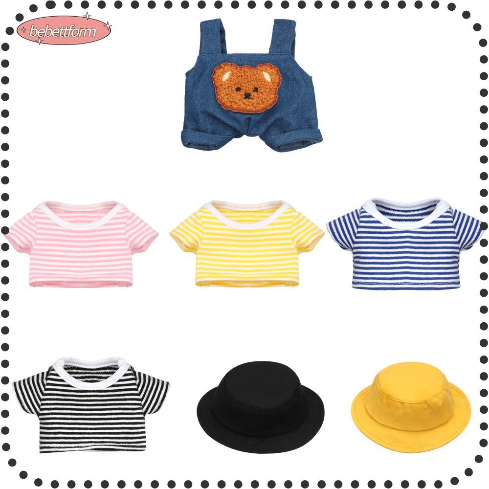 bebettform-1pc-cartoon-brown-bear-denim-overalls-mini-clothing-diy-doll-wear-plush-toys-decor
