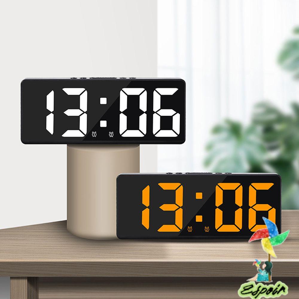 espo-นาฬิกาปลุกดิจิทัล-led-มีไฟแบ็คไลท์-บอกตัวเลข-ติดโต๊ะข้างเตียง