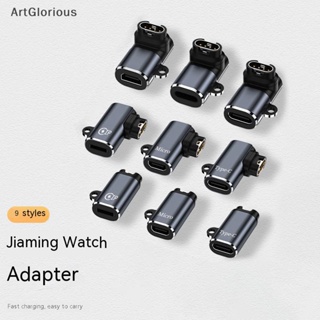 อะแดปเตอร์ชาร์จ Type C Micro ios USB สําหรับ Garmin Fenix 7 6 5 Insct 2S Watch