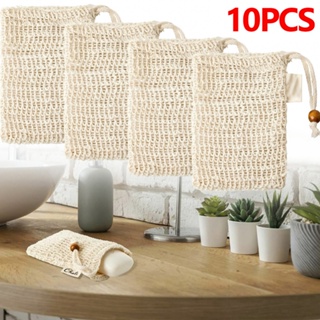 Soap Bag Household Cleaning Sisal Soap Saver Bag Universal Cotton Linen