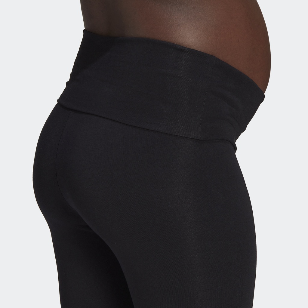 adidas-ไลฟ์สไตล์-กางเกงเลกกิ้งผ้าฝ้าย-essentials-คุณแม่ตั้งครรภ์-ผู้หญิง-สีดำ-gl1388