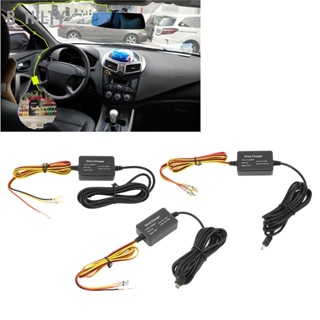 B_HILTY Dash Cam Hardwire Kit 12V‑28V to 5V USB Adapter การป้องกันความร้อนสูงเกินไปสำหรับ Mirror GPS Navigator Radar Detector