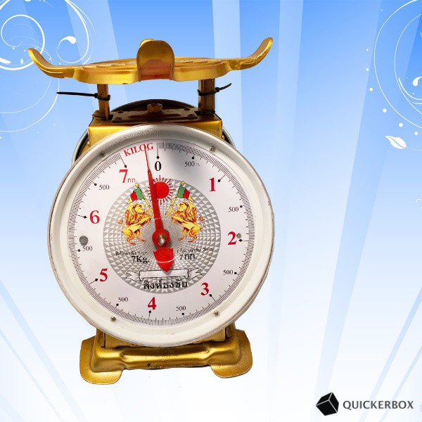 ตัวเครื่องชั่งผลิตจากเหล็ก-ตาชั่ง-7-กิโล-จานกลม-มีใบรับรอง-ฟรีค่าขนส่ง