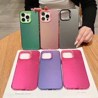 สีไล่ระดับสี เคสโทรศัพท์ สำหรับ เคสไอโฟน11 for iphone 14 12 13 11 Pro Max 14 Plus 12promax 13promax เคสโทรศัพท์กันกระแทก