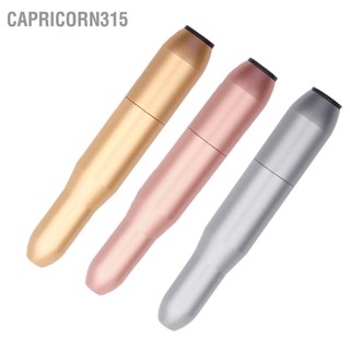 Capricorn315 เครื่องขัดเล็บไฟฟ้าแบบพกพา USB ตะไบเล็บเครื่องเจาะพร้อมหัวเจียรโลหะเซรามิก