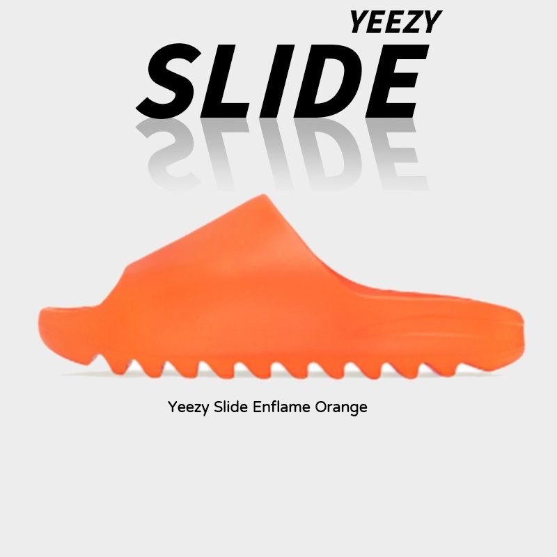 พร้อมส่ง-แท้-100-adidas-yeezy-slide-enflame-orange-azure-onyx-soot-sandals