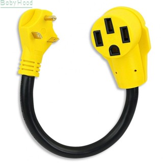 【Big Discounts】1PCS 50 Amp Female to 30 Amp Male Dogbone Adapter RV Electrical Cord Cable 30CM#BBHOOD