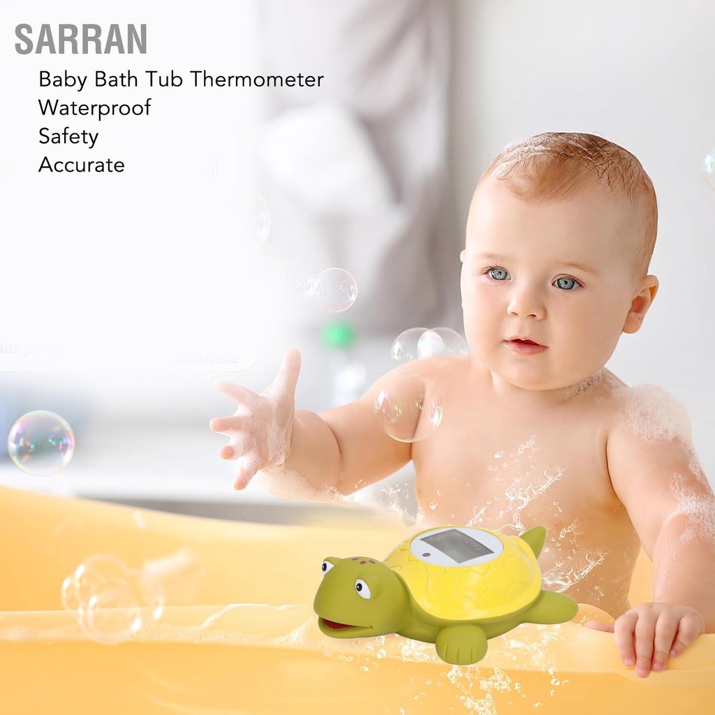 sarran-เครื่องวัดอุณหภูมิอาบน้ำเด็กรูปสัตว์การ์ตูน-ipx7-กันน้ำ-10-50-องศาเซลเซียสเครื่องวัดอุณหภูมิน้ำ