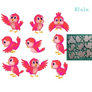 Blala Animal Bird แผ่นแม่แบบโลหะ ตัดลายนก สําหรับตกแต่งสมุด การ์ด งานแต่งงาน DIY