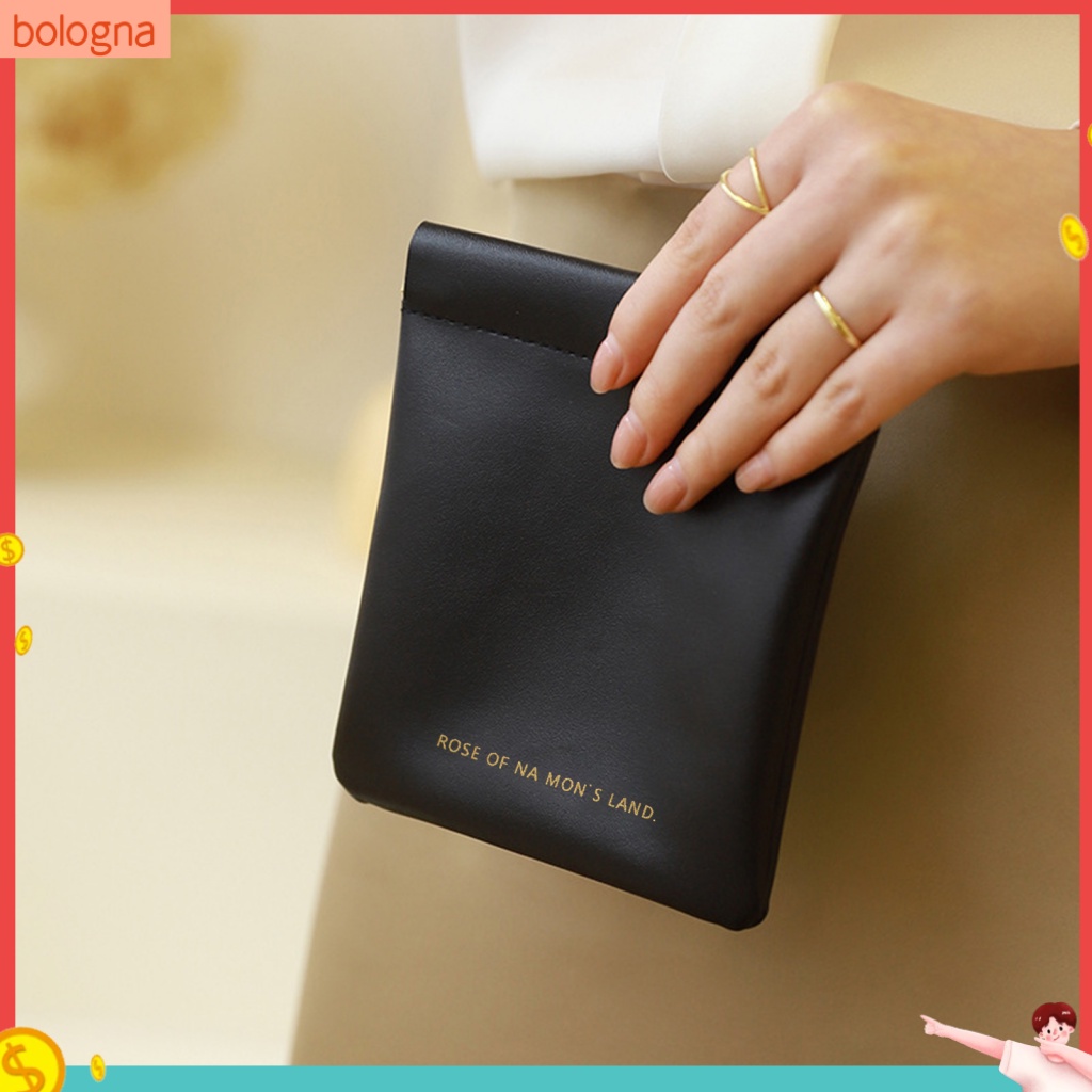 bologna-กระเป๋าเครื่องสําอาง-พิมพ์ลายตัวอักษร-น้ําหนักเบา-ขนาดเล็ก