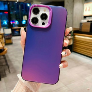 เคสไอโฟน Colorful gradient purple black iphone hard case for iPhone 14 xr iPhone11 14promax cases iPhone13 13Pro 13promax xs xsmax xr 12 11promax case iPhone12promax