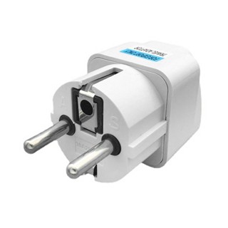 Universal EU Plug Adapter International To Euro KR Travel