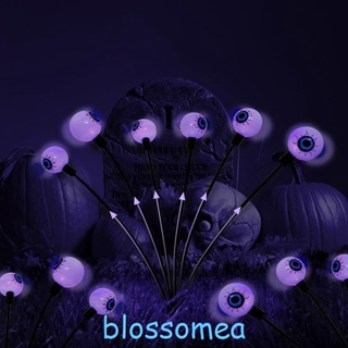 Blossomea โคมไฟ Led 6 ดวง พลังงานแสงอาทิตย์ กันน้ํา สีเขียว สําหรับตกแต่งทางเดิน กลางแจ้ง