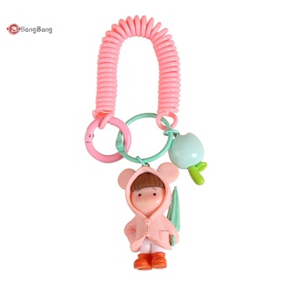 Abongbang พวงกุญแจ จี้ตุ๊กตาน่ารัก สําหรับห้อยกระเป๋า กุญแจรถยนต์ สร้อยข้อมือ ของขวัญให้เพื่อน