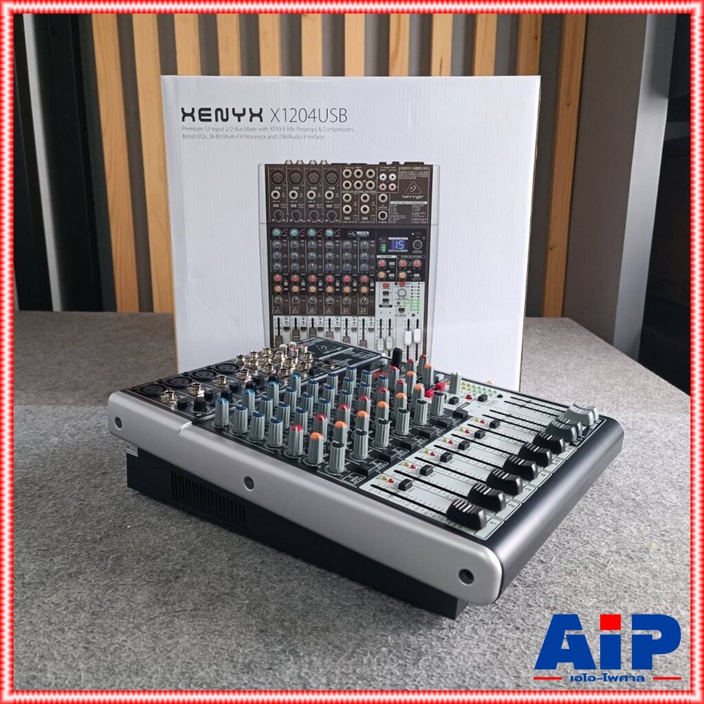 behringer-xenyx-x1204usb-mixer-มิกเซอร์-behringer-xenyx-x1204fx-mixer-เครื่องผสมสัญญาณเสียง-มิกเซอร์-แบบอนาล็อค-behri