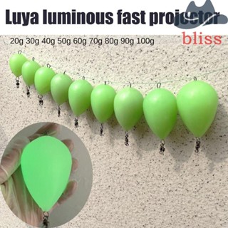 Bliss ลูกบอลลอยน้ํา อะคริลิค เรืองแสงในที่มืด สําหรับตกปลา
