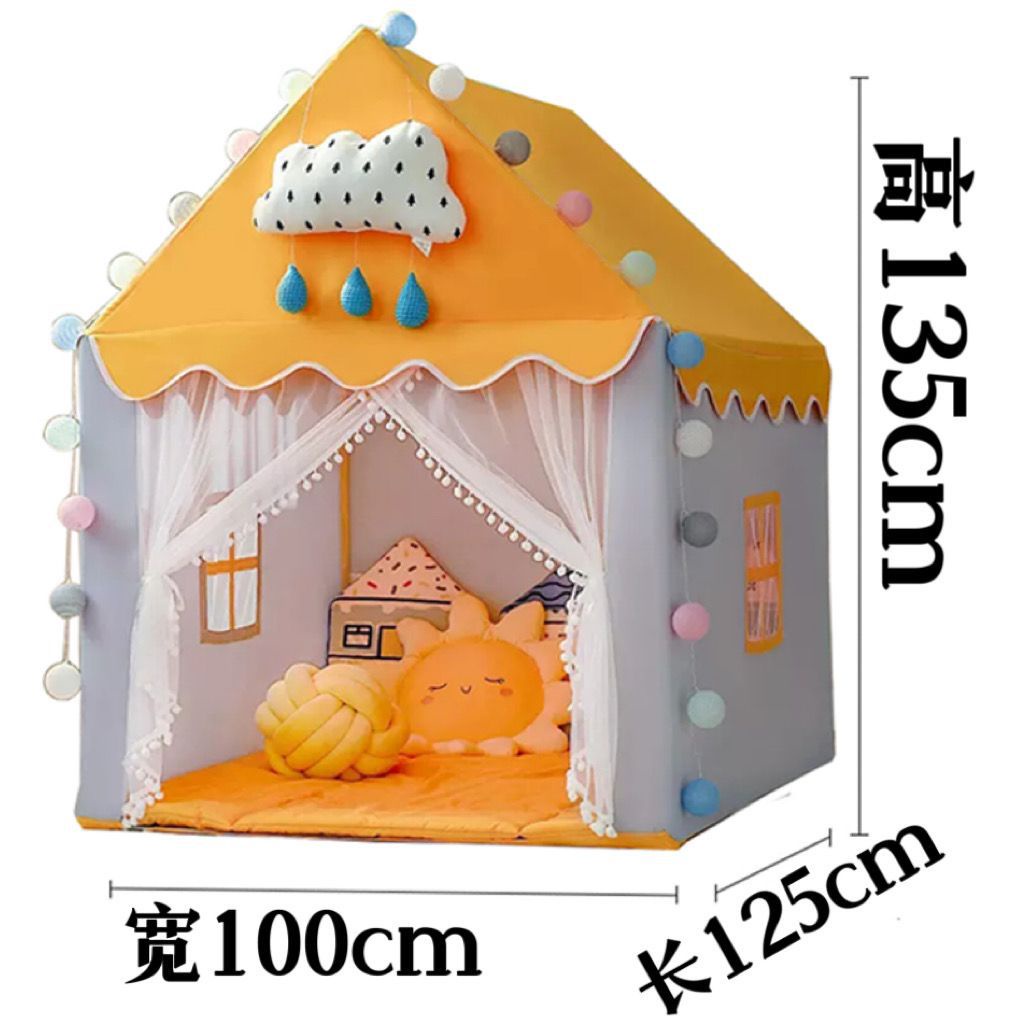 spot-second-hair-childrens-tent-indoor-game-house-small-house-castle-princess-house-sleeping-house-toy-mosquito-net-birthday-gift-8cc