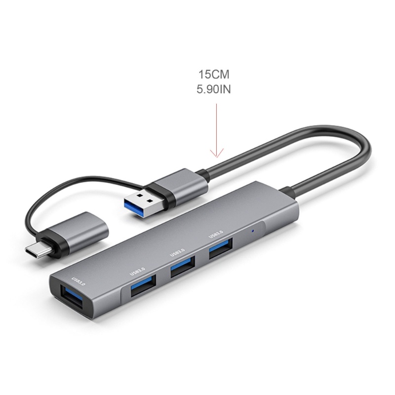 bang-ฮับ-usb3-0-พร้อม-4-พอร์ต-usb-type-c-ความเร็วสูง-สําหรับอุปกรณ์ส่งข้อมูล