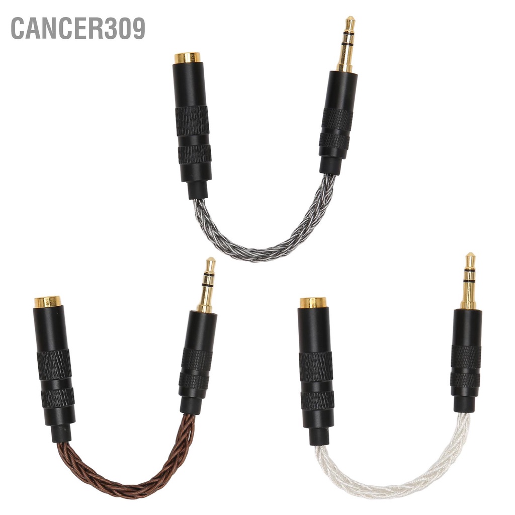 cancer309-4-4mm-balanced-female-to-3-5mm-stereo-male-adapter-cable-gold-plated-connectors-portable-headphone-convert-cable-ซื้อทันที-เพิ่มลงในรถเข็น