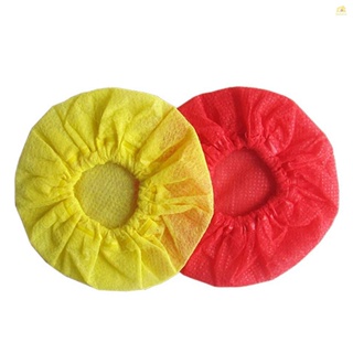 Banana_pie ผ้าคลุมไมโครโฟน กันฝุ่น เป็นมิตรกับสิ่งแวดล้อม (สีแดง และสีเหลือง) 100 ชิ้น