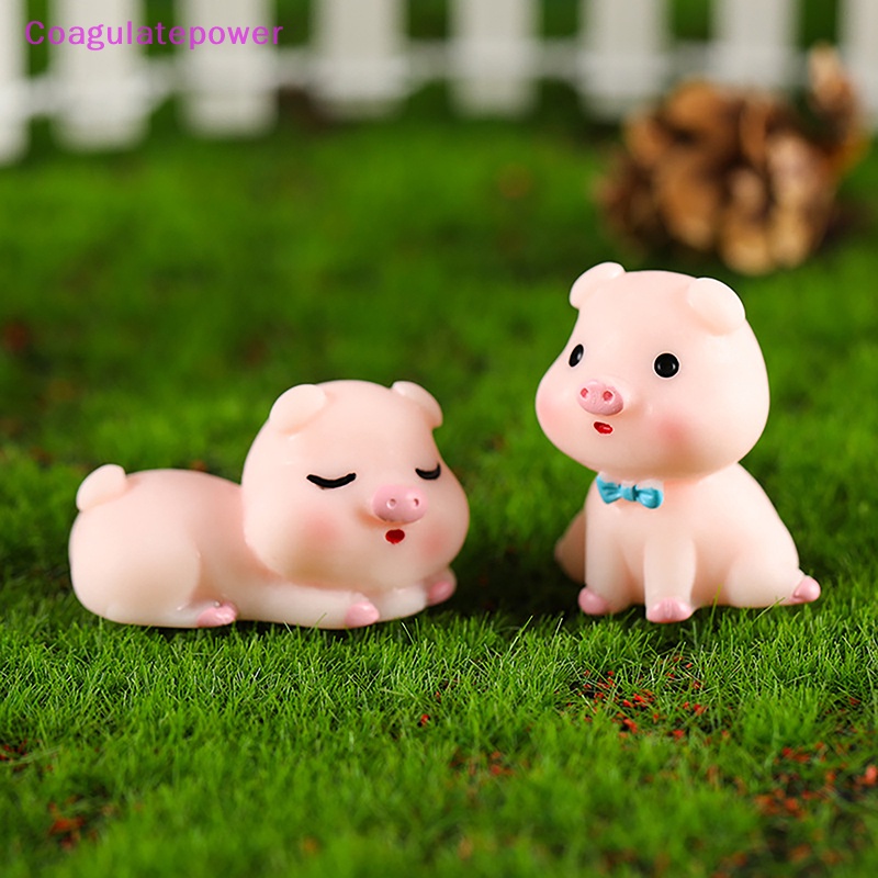 โมเดลฟิกเกอร์-รูปหมูน่ารัก-ขนาดเล็ก-สําหรับตกแต่งบ้าน-และสวน