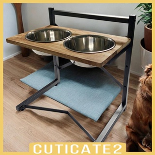 [Cuticate2] ชามใส่อาหารสัตว์เลี้ยง สุนัข แมว แบบยกสูง