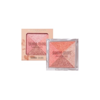 SIVANNA BACKSTAGE FACE PALETTE BAKED BLUSH (HF8106) : ซิวานน่า แบคสเทจ เฟส พาเลทท์ บลัช ปัดแก้ม x 1 ชิ้น abcmall