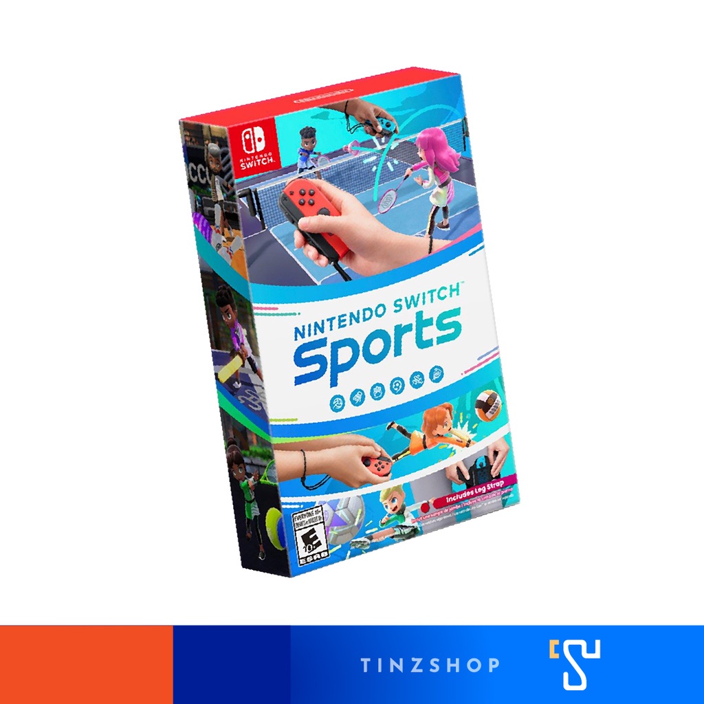 ข้อมูลเกี่ยวกับ Nintendo Switch Game Sports เกมนินเทนโด้ สวิทซ์ สปอร์ต เกมกีฬา แถมสายรัดขา ในกล่อง เกม ปี2022