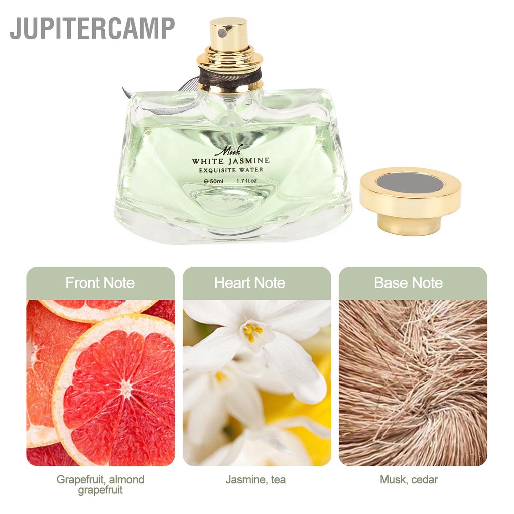 jupitercamp-สเปรย์น้ำหอมผู้หญิงกลิ่นดอกมะลิติดทนนานสำหรับใช้ทุกวัน-50มล
