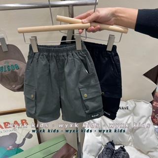 พร้อมส่ง ขายดี ใหม่ กางเกงขาสั้น ทรงหลวม แต่งกระเป๋า สไตล์เกาหลี ญี่ปุ่น แฟชั่นฤดูร้อน สําหรับเด็กผู้ชาย 2023