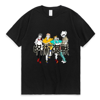 【hot tshirts】2022เสื้อใหม่จุ๋ยวรัทยา Kaisen เพื่อน T เสื้อผู้ชาย Satoru อะนิเมะ Gojo Ryomen Sukuna Yuji Itadori Megumi F