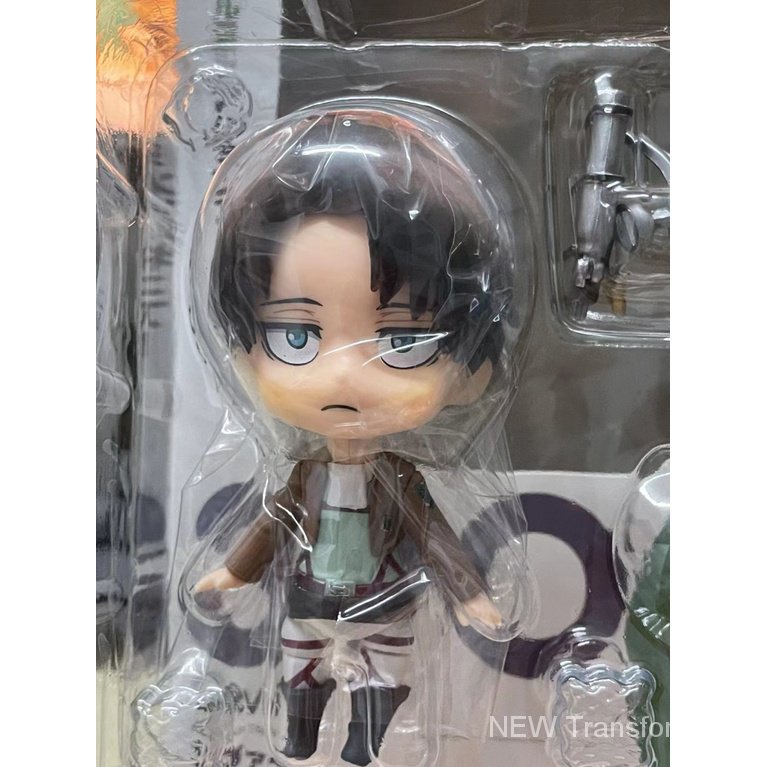 โมเดล-nendoroid-attack-on-titan-390-ของเล่นสําหรับเด็ก-levier-โมเดลฟิกเกอร์-รูปการ์ตูนอนิเมะ-กัปตัน-q-version-เปลี่ยนหน้าได้-ขยับได้-5s4f