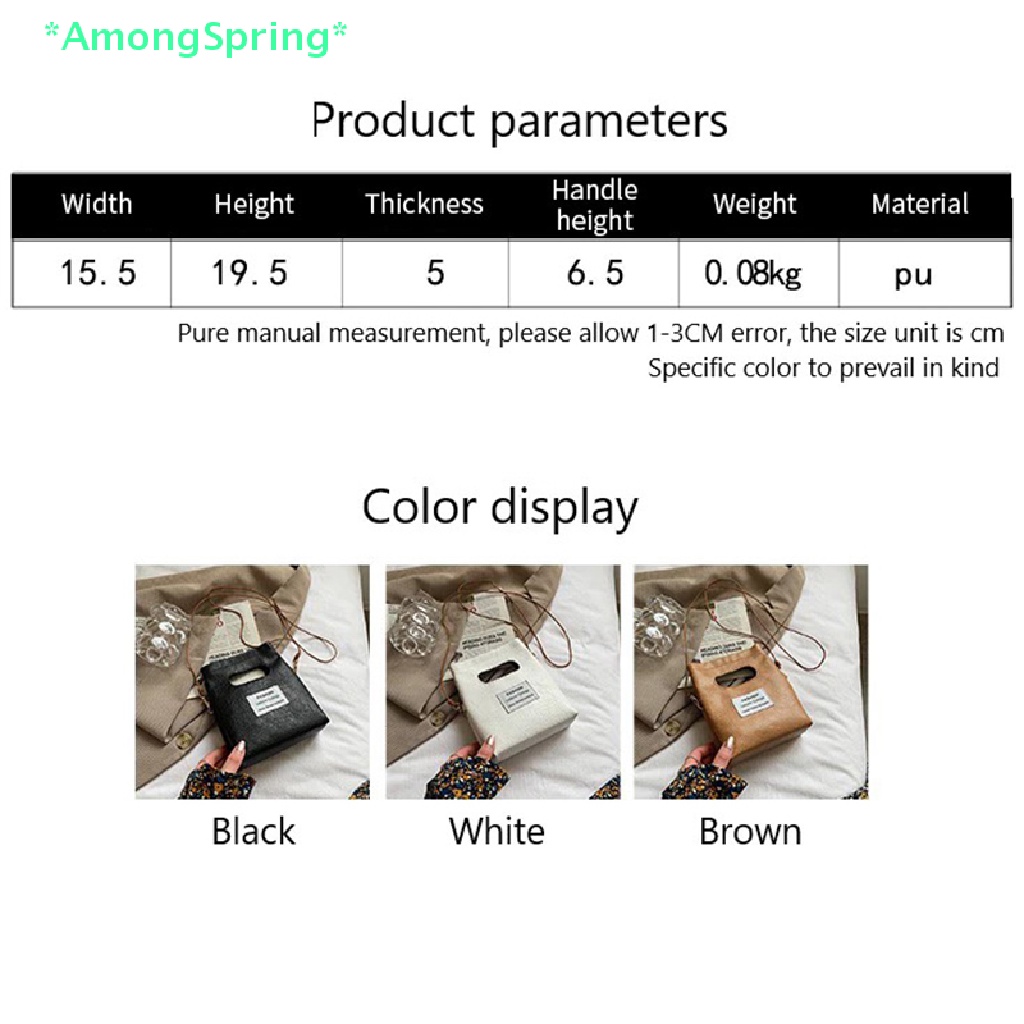 amongspring-gt-ใหม่-กระเป๋าถือ-กระเป๋าสะพายไหล่-ทรงโท้ท-ขนาดมินิ-สําหรับสตรี