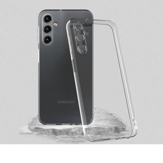 เคสโทรศัพท์ซิลิโคน TPU นิ่ม แบบใส บางพิเศษ ปิดด้านหลัง สําหรับ Samsung Galaxy A54 5G A34 5G A24 A14 5G