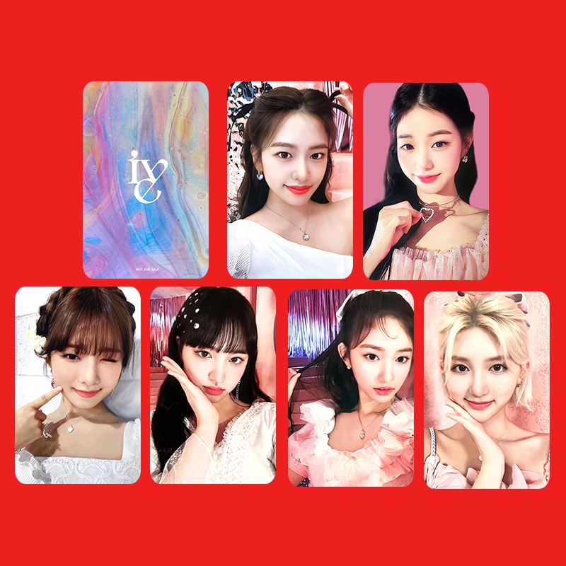 อัลบั้ม-ive-eleven-1st-mini-japan-album-single-album-special-card-peripheral-fan-with-the-same-small-card-collection-jang-wonyoung-leeseo-rei-liz-k-pop-girl-group