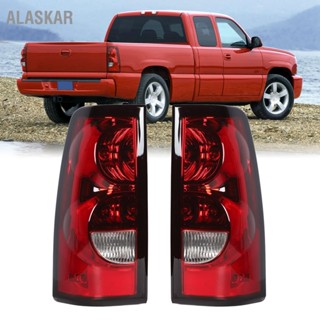 ALASKAR 2PCS ไฟท้ายรถ 2800174 Full Sealed ไฟเลี้ยวเบรคย้อนกลับโคมไฟสำหรับ Chevy Silverado 1500 2500 3500