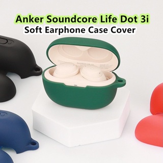 【พร้อมส่ง】เคสหูฟัง แบบนิ่ม สีพื้น สําหรับ Anker Soundcore Life Dot 3i Anker Soundcore Life Dot 3i