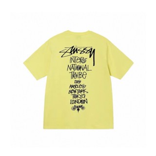 ✨✨ พร้อมส่ง ✨✨ ใหม่ เสื้อยืดลําลอง แขนสั้น คอกลม พิมพ์ลาย Back City Handwritten Banner แฟชั่นสําหรับสตรี