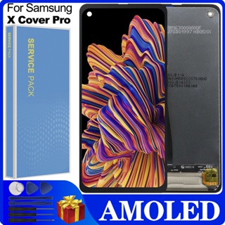 หน้าจอสัมผัส LCD 6.3 นิ้ว สําหรับ Samsung Galaxy X Cover Pro G715FN G715 Xcover Pro SM-G715F