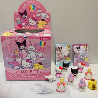 Sanrio ยางลบ ลายการ์ตูน Hello Kitty Kuromi Melody ขนาดเล็ก 5 ชิ้น