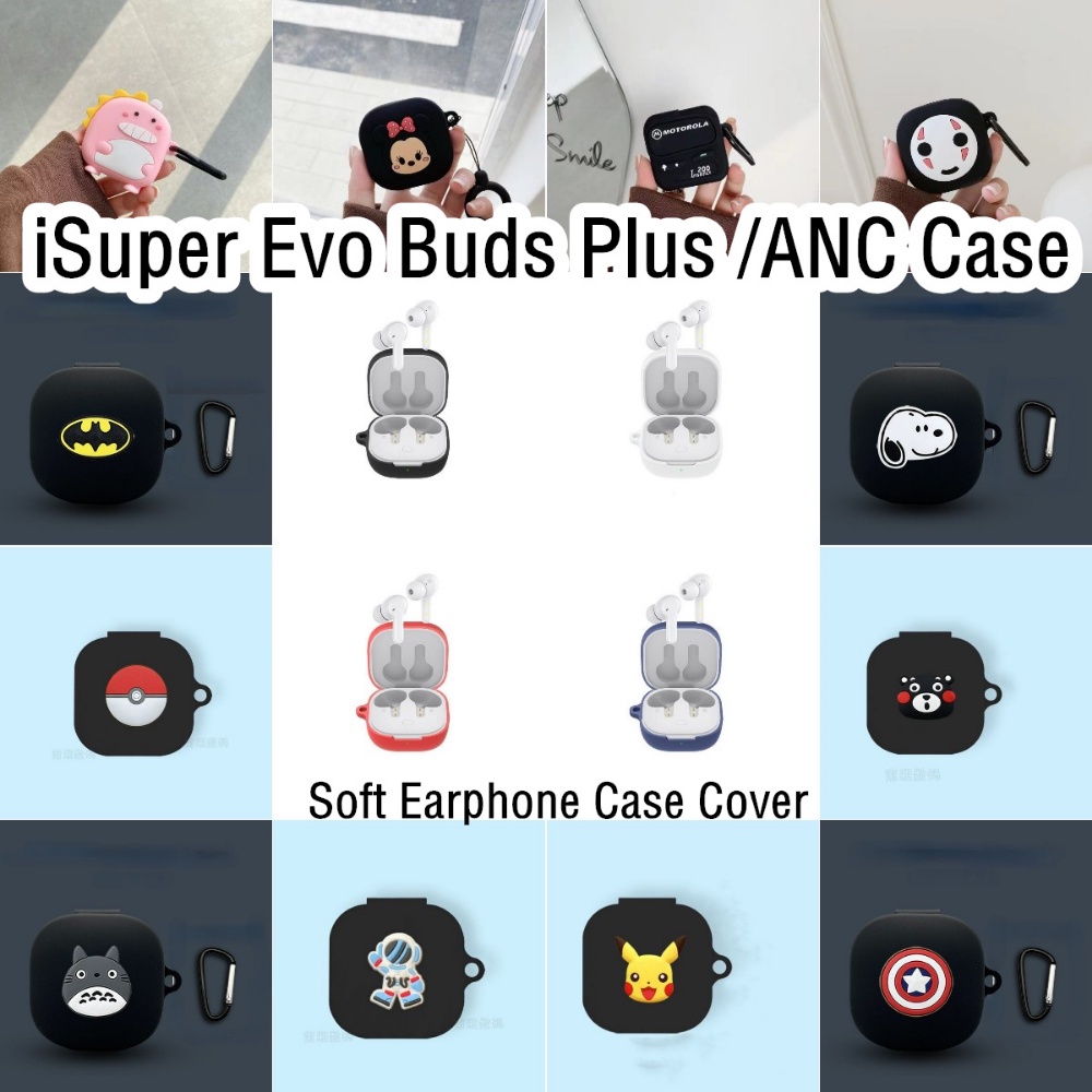 พร้อมส่ง-เคสหูฟัง-แบบนิ่ม-ลายการ์ตูน-สําหรับ-isuper-evo-buds-plus-isuper-evo-buds-pius-anc