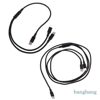 Bang สายชาร์จ Type-C แบบสองหัว ตัวผู้ เป็นตัวผู้ อเนกประสงค์ 2-in-1 สําหรับ On-the-Go Char