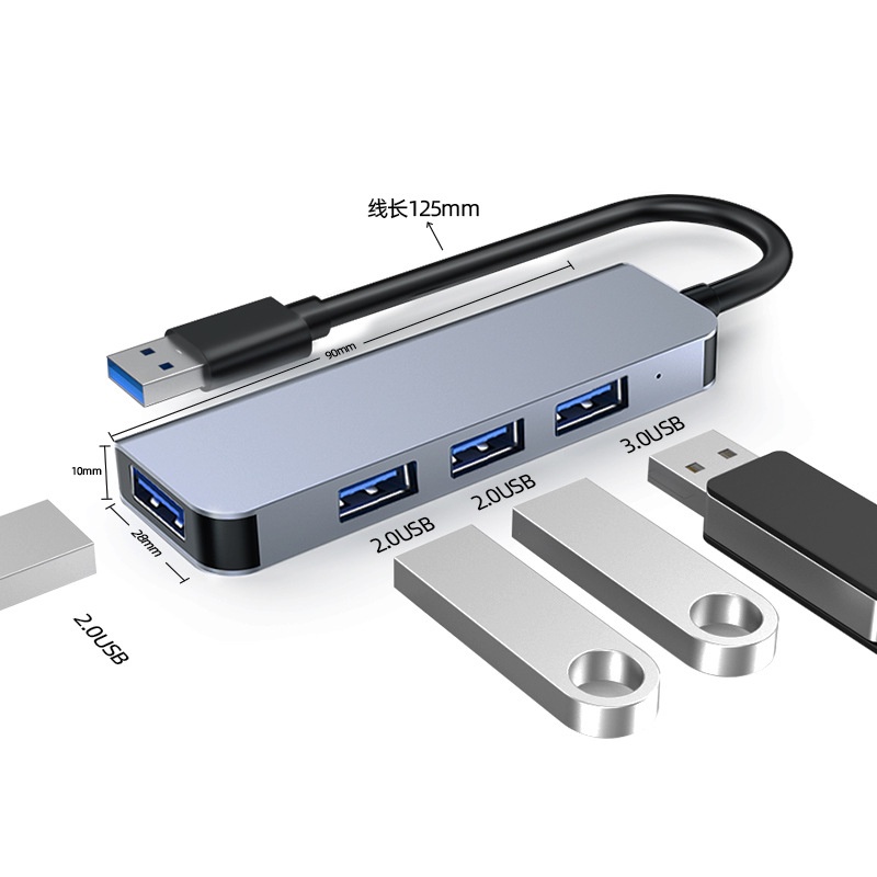 spot-second-delivery-factory-aluminum-alloy-docking-station-four-in-one-high-speed-usb3-0hub-mobile-phone-computer-docking-station-8cc