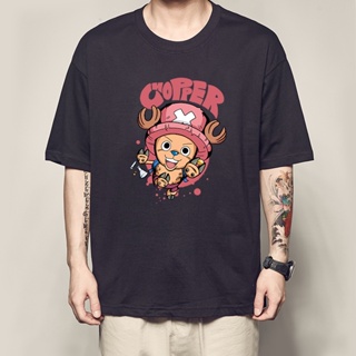 [S-5XL]เสื้อยืดการ์ตูนแฟชั่น one piece โทนี่ โทนี่ ช็อปเปอร์ สไตล์น่ารัก ผู้ชาย แขนสั้น ผู้หญิง ผ้าฝ้าย เทรนด์ ราคาถูก