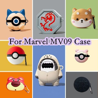 【Case Home】เคสหูฟัง แบบนิ่ม ลายการ์ตูน Marvel MV09 สําหรับ Marvel MV09