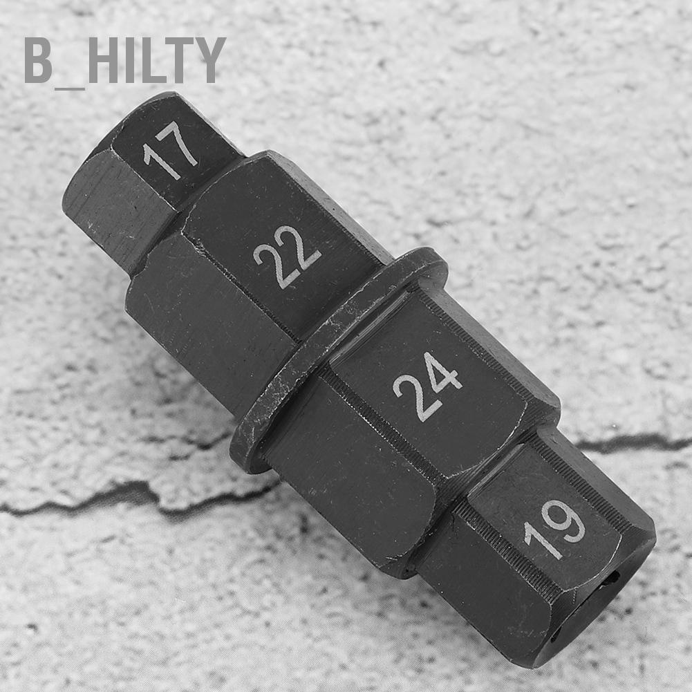 b-hilty-รถจักรยานยนต์มอเตอร์ไซด์ล้อแกนถอดเครื่องมือประแจหกเหลี่ยมสีดำ