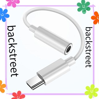 Backstreet อะแดปเตอร์สายเคเบิ้ลหูฟัง AUX Audio Assistance USB-C Male